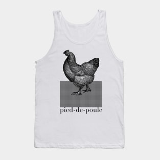 Pied-de-Poule Tank Top